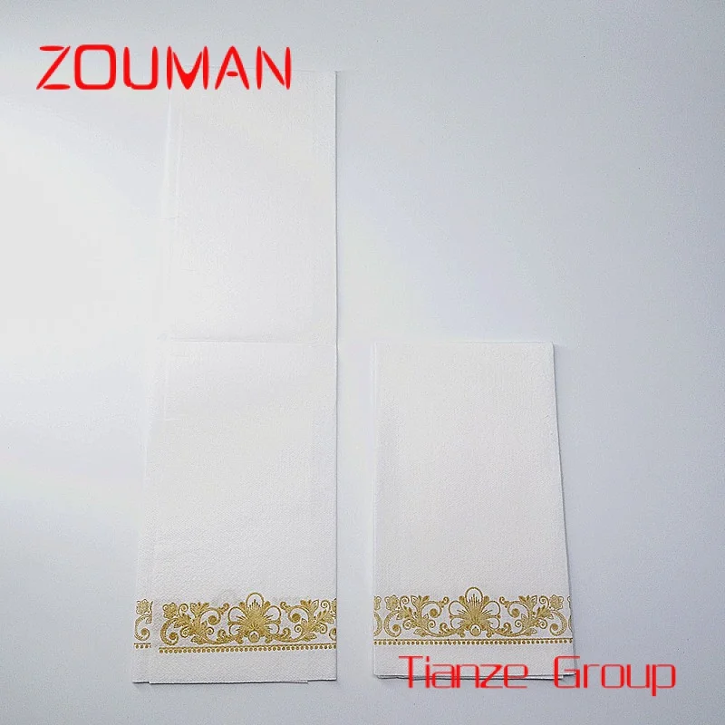 Custom , High quality Linen like High quality eco friendly disposable napkin serviette tissue for restaurant