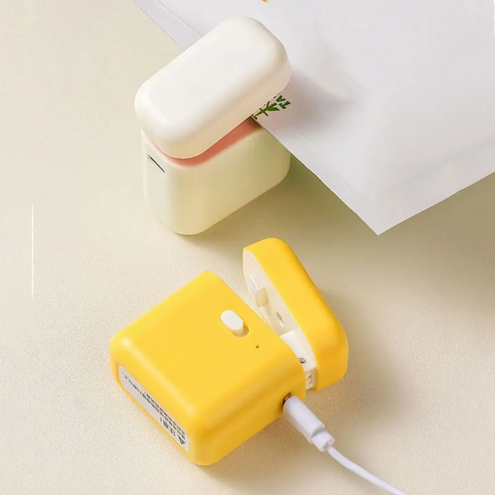 

Plastic Mini Sealing Machine USB Rechargeable Magnetic Plastic Bags Sealer Keep Fresh Handheld Packaging Sealer Package Bag