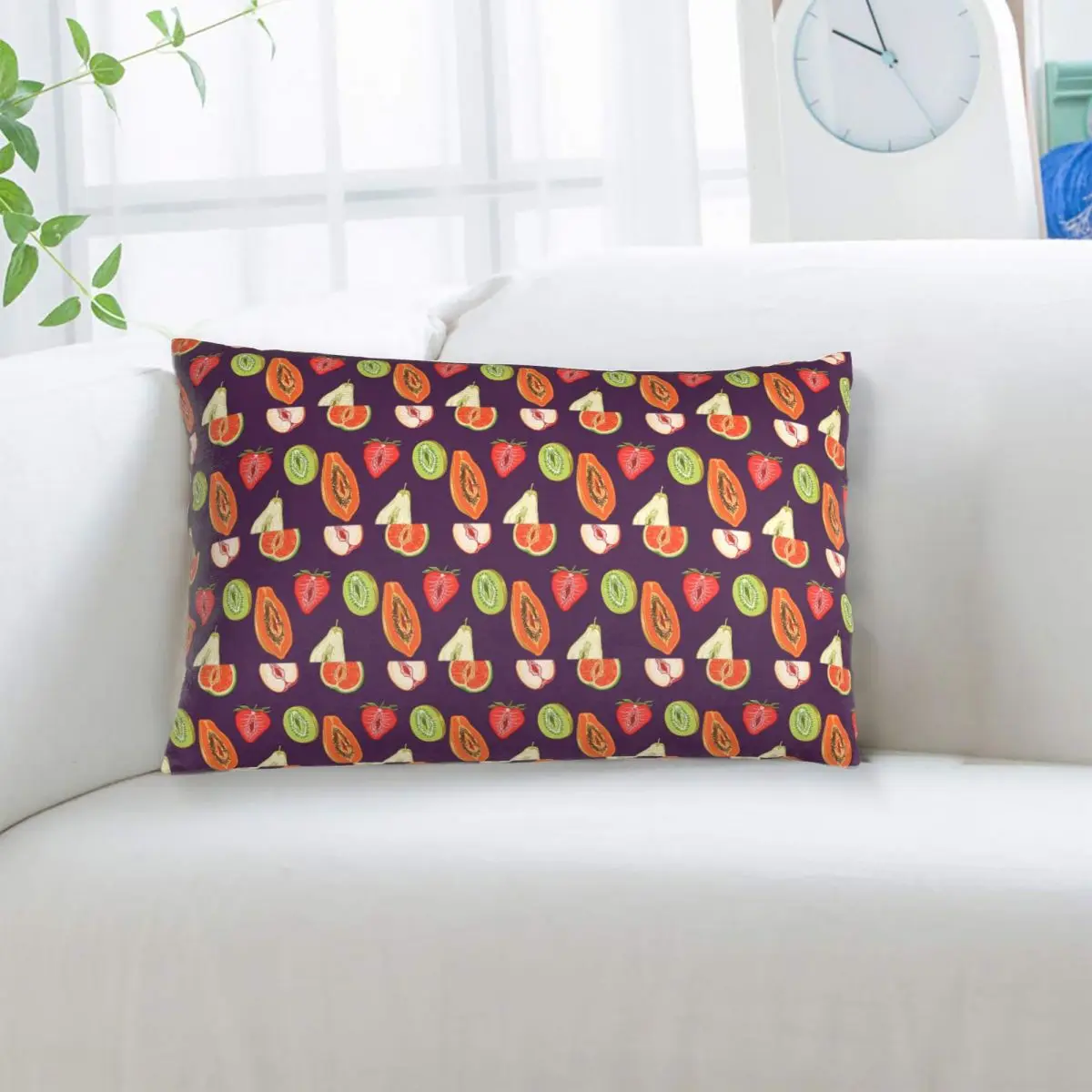 Sexy Vulva Fruits Rectangle Pillowcase Cushion Cover Decor Bedroom Bed Home Comfort Throw Pillow