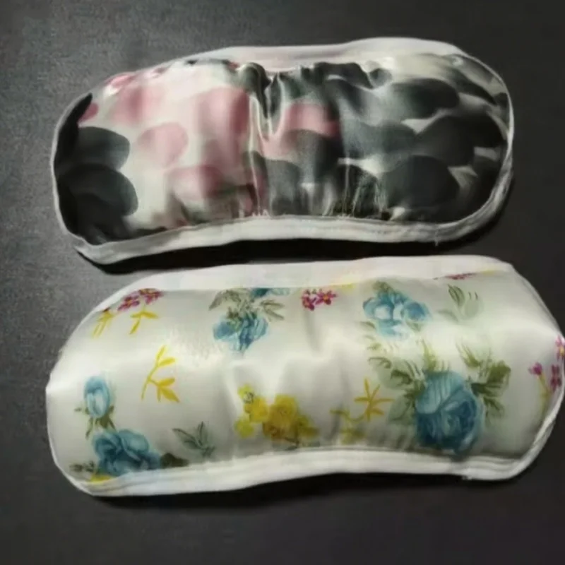 

Couple Sexy Imitated Silk Underwear Printed Pattern Elastic Sanitary Belt Silky Touch Reusable Comfortable Breathable Briefs