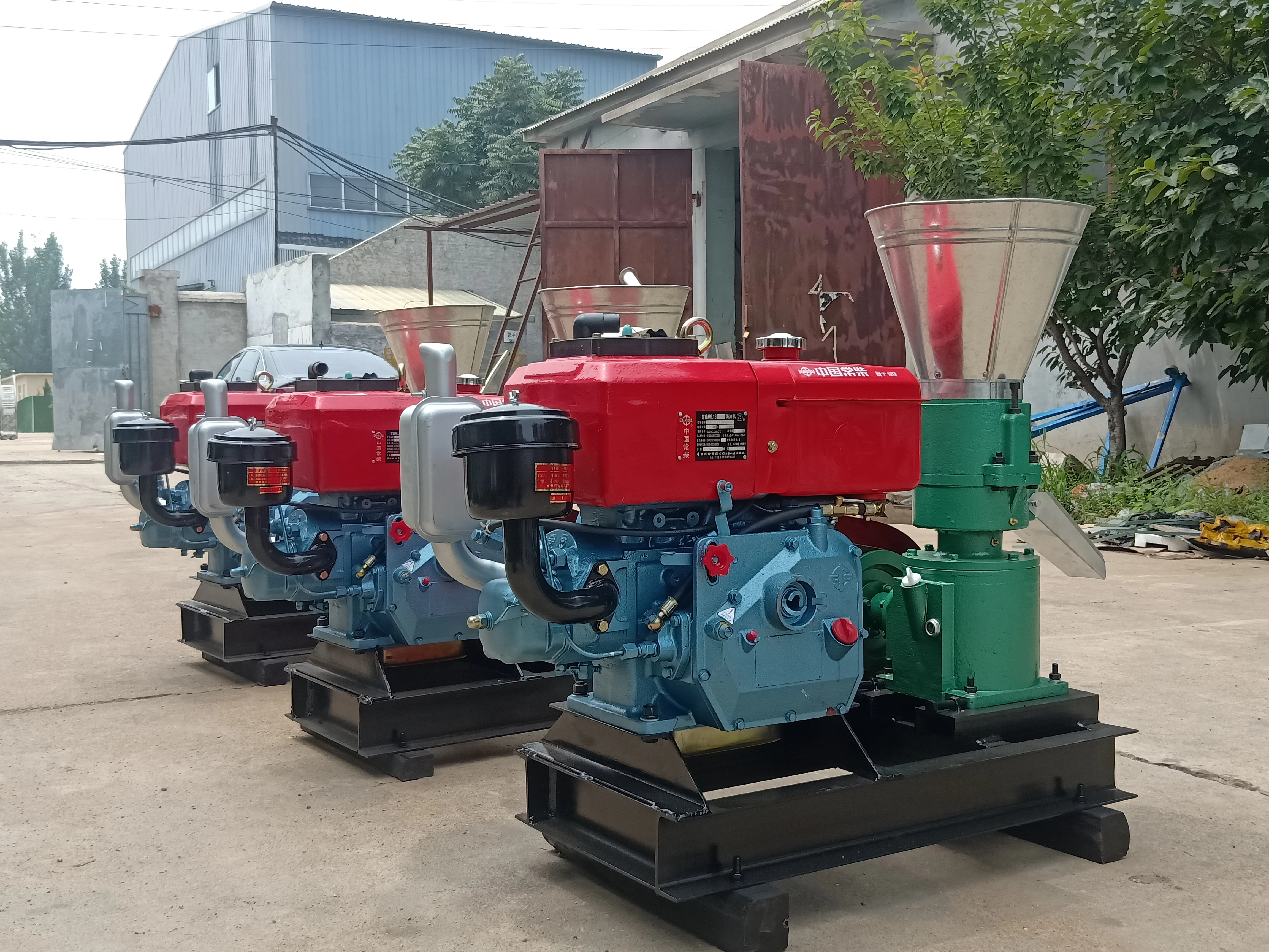 

Cheap 2.5mm 3mm 4mm 5mm Poultry Fish Feed Processing Machines 220v/380v Animal Feed Pellet Machine For Sell With Grinding Disc