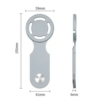 Magnetický držák na notebook a telefon s MagSafe pro iOS 12/13, boční magnetický bezdrátový nabíjecí stojan pro obrazovku počítače 6 nejlepší prodej Držák telefonu k obrazovce počítače - №2