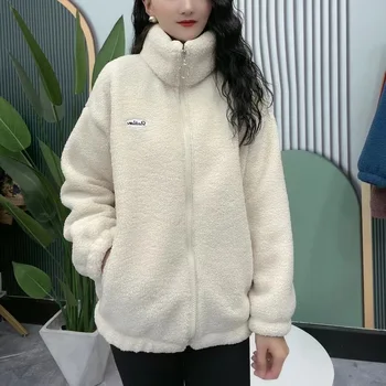 겨울 여성 조트 양털 벨벳 코튼 재킷, 여성 오버코트, 두꺼운 따뜻한 레이디 겉옷, 어머니 옷