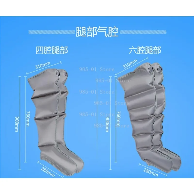 Eight-chamber pneumatic leg massager, body massager for muscle relaxation & blood circulation promotion