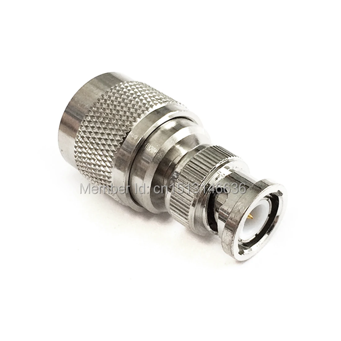 1pc N Male Plug to BNC Male Plug  RF Coax Adapter convertor Connector Straight  Nickelplated  New  Wholesale