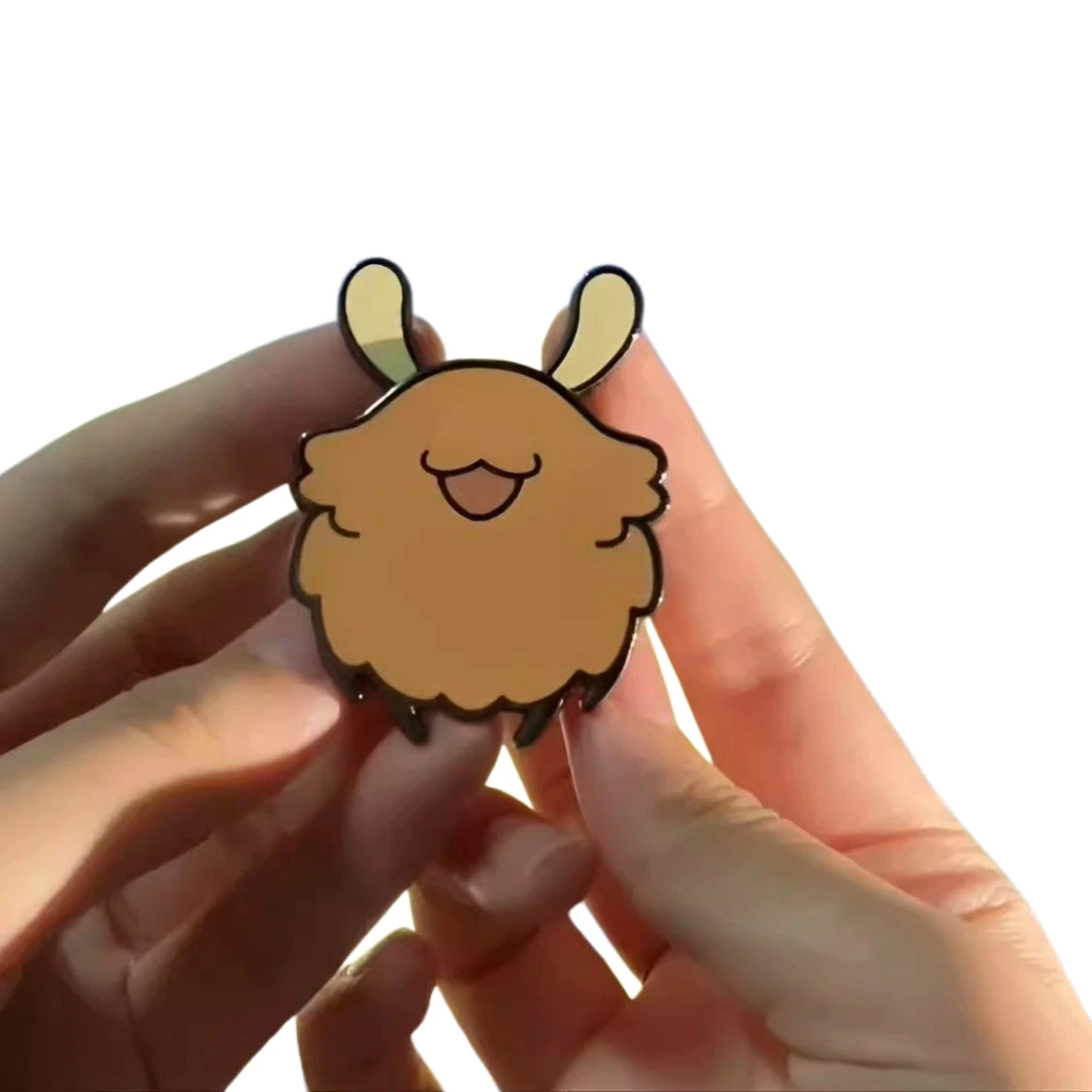 

Hollow Knight: Silksong Игровые аксессуары: Металлический значок-брошь «Щенок-блоха» с подвижными ушками, милый декоративный аксессуар, модель-игрушка, подарок