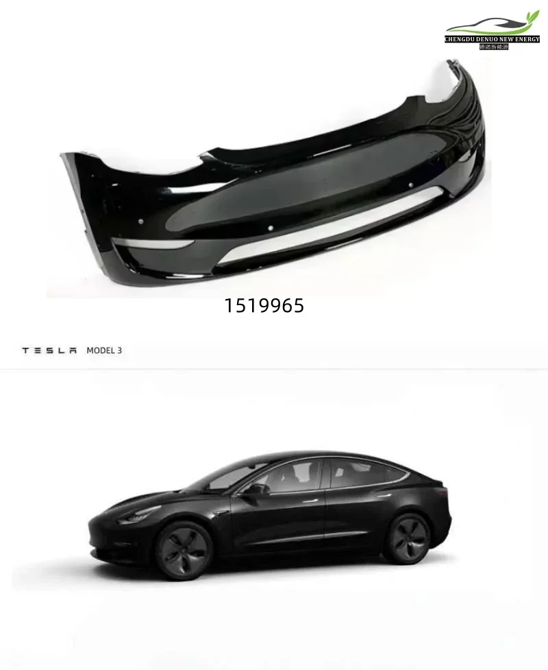 스포트라이트 1519965-S0-A 모델 3 고품질 가죽 프론트 범퍼 바디킷 펜더 2017-2022