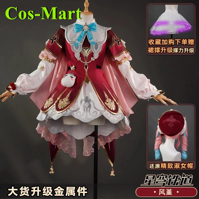 Cos-Mart Game Honkai: Star Rail Hyacine Hyacinthia Cosplay Costume Dress Lolita Lovely Combat Uniform Role Play Clothing New