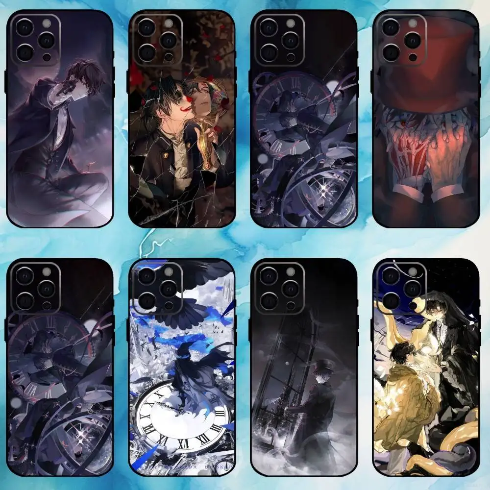 

Lord Of Mysteries Phone Case For iPhone17,16,15,14,13,12,11 Plus,Pro Max Soft Black Cover
