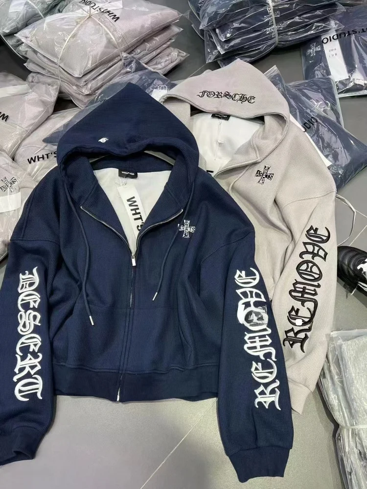 

XiaoWen American Sle Long Sve Толстовка с капюшоном Кардиган Женская свободная верхняя одежда из хлопка Теплая прямая трубка pe