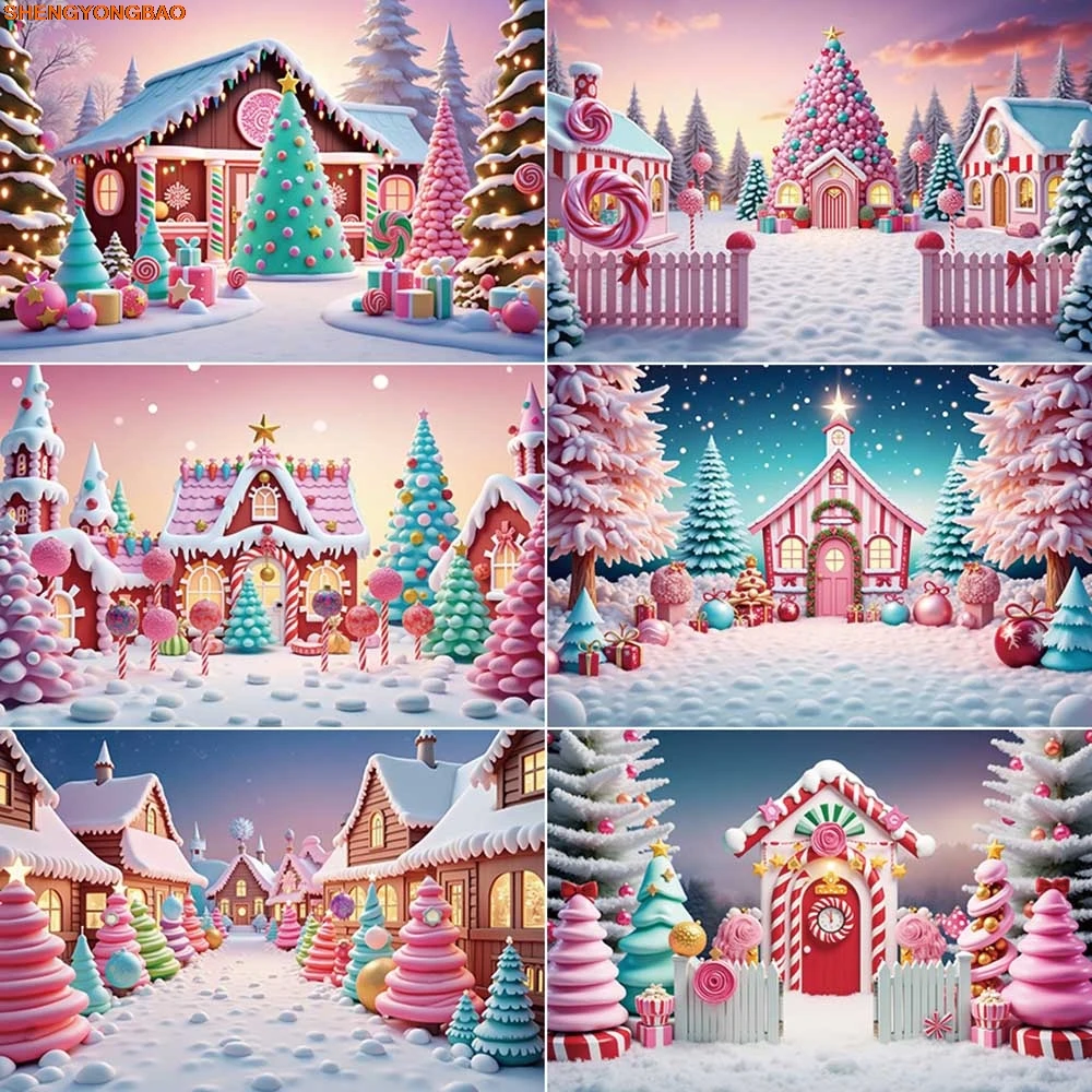 

Christmas 2024 Background Photography Xmas Tree New Year Room Photozone Backdrop Child Studio Photozone Accessories