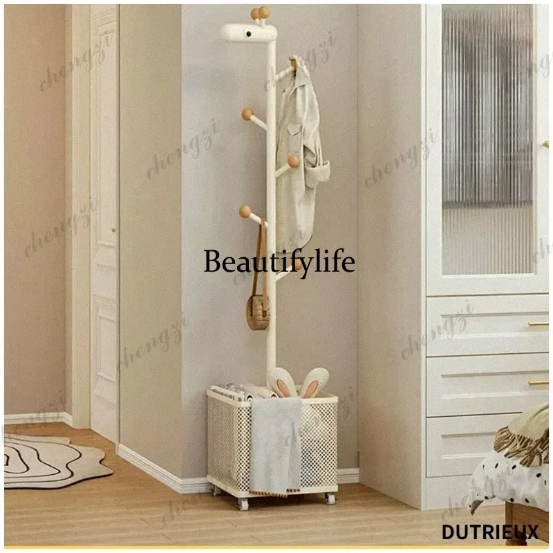 H132 Hanging Garment Coat Racks Space Saving Storage Organizer Standing Coat Racks Corner Shelf Modern Perchero Trendy Furniture