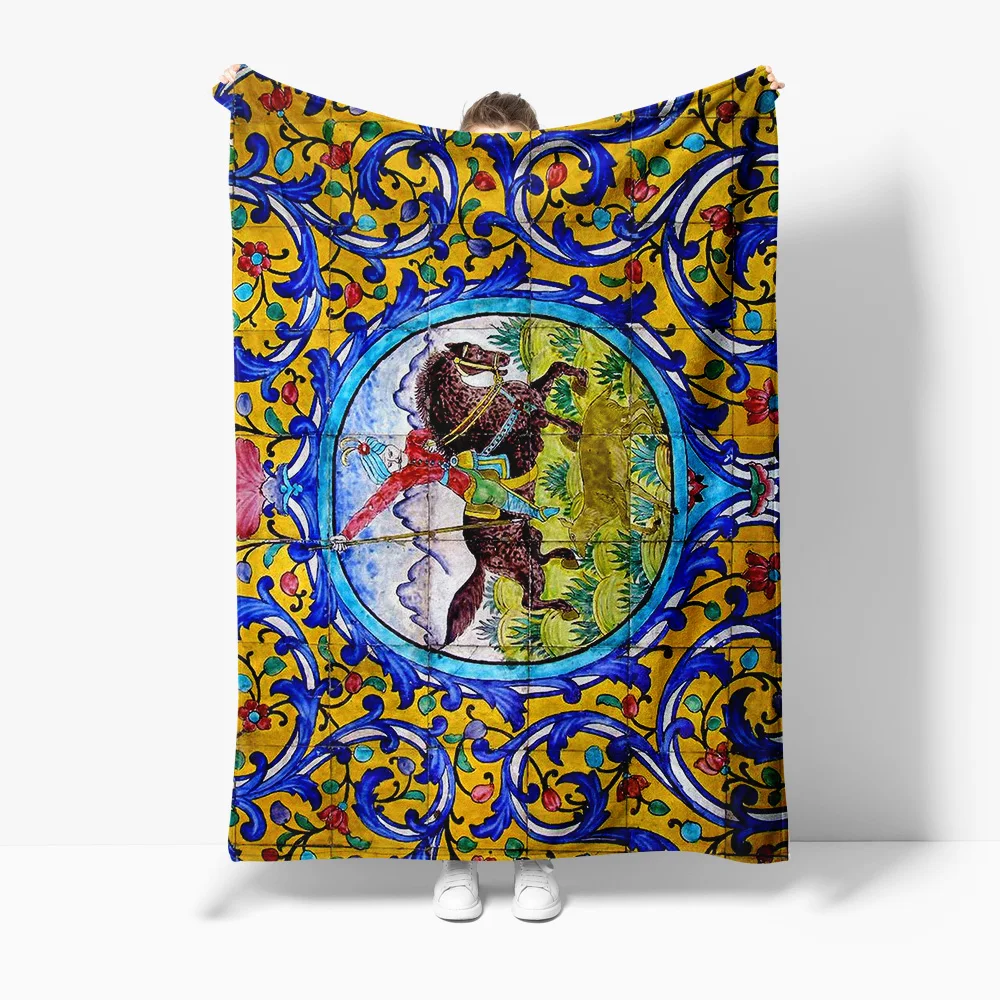 

Винтажный стиль психоделический павлин чехол для дивана-кровати с цветочным узором для декора гостиной спальни