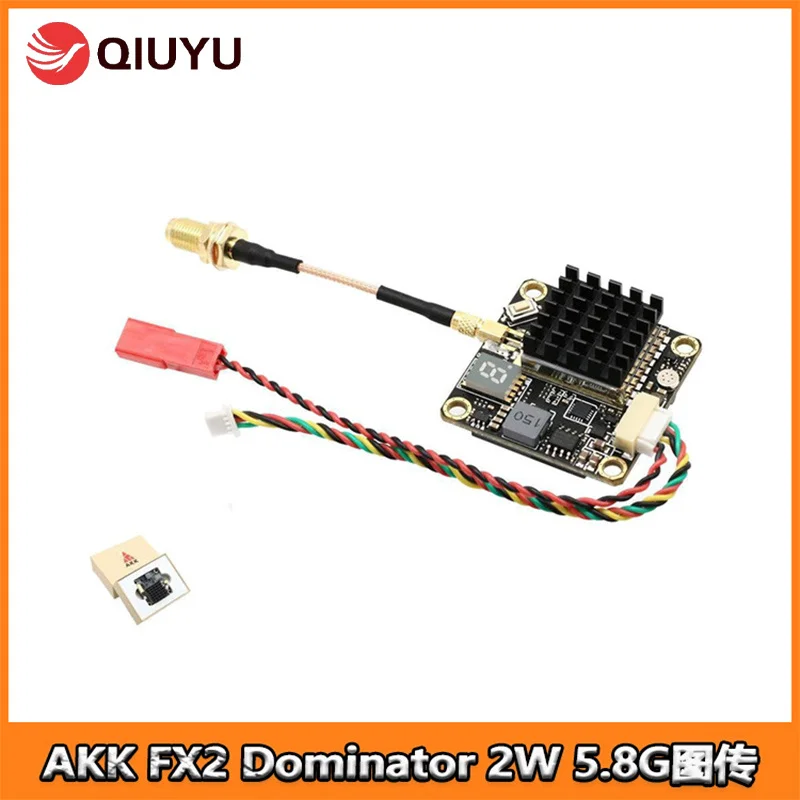 Akk Fx2 Dominator 2w 5.8g Image Transmission Rc Remote Control Fpv Traverse Uav Accessories