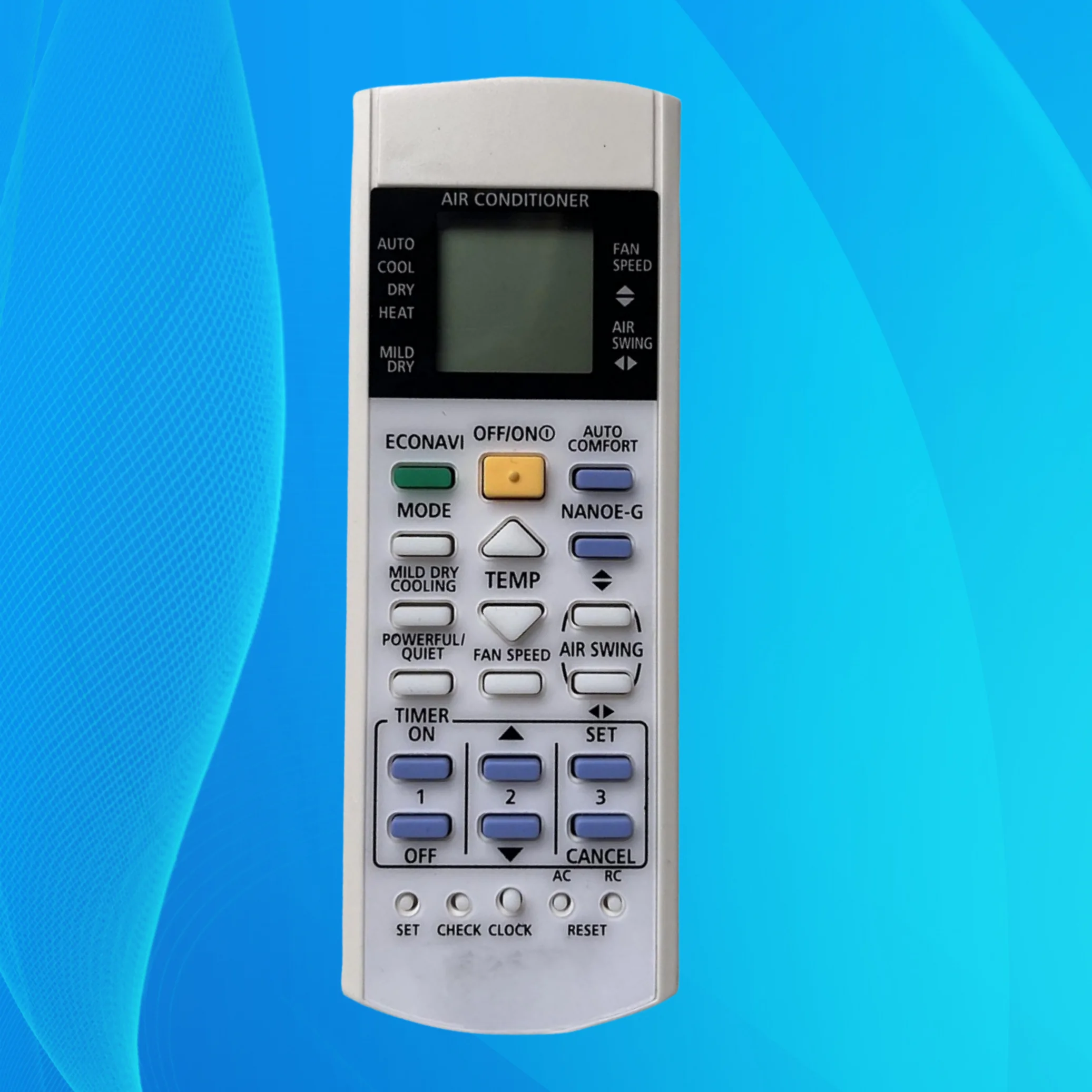Nowy uniwersalny pilot do klimatyzacji dla Panasonic CU-RE24NKR CU-RE18NKR CU-RE28NKR CU-RZ12RKR CU-RZ9RKR CWA75C4764