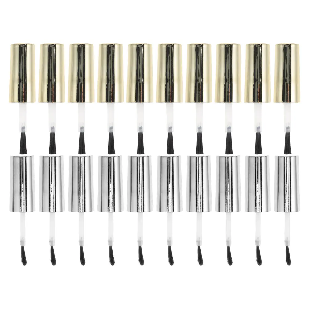 

20 шт., крышка для бутылки с лаком для ногтей с кистью, прецизионный аппликатор, сменные колпачки для контейнеров для жидкого и гель-лака для ногтей