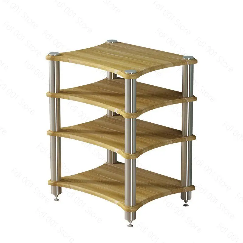 HIFI Audio Cabinet, Power Amplifier Cabinet, Audio Rack with Shock Absorber Studs