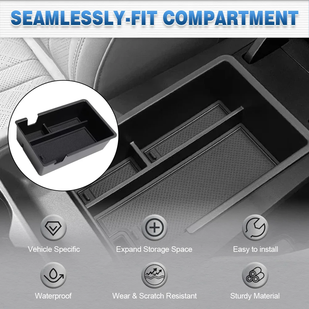

Car Center Control Armrest Box Storage Box for BYD Yuan Up Atto S1 Pro 2024 2025 2026 Auto Tray Organizer Interior Accessories