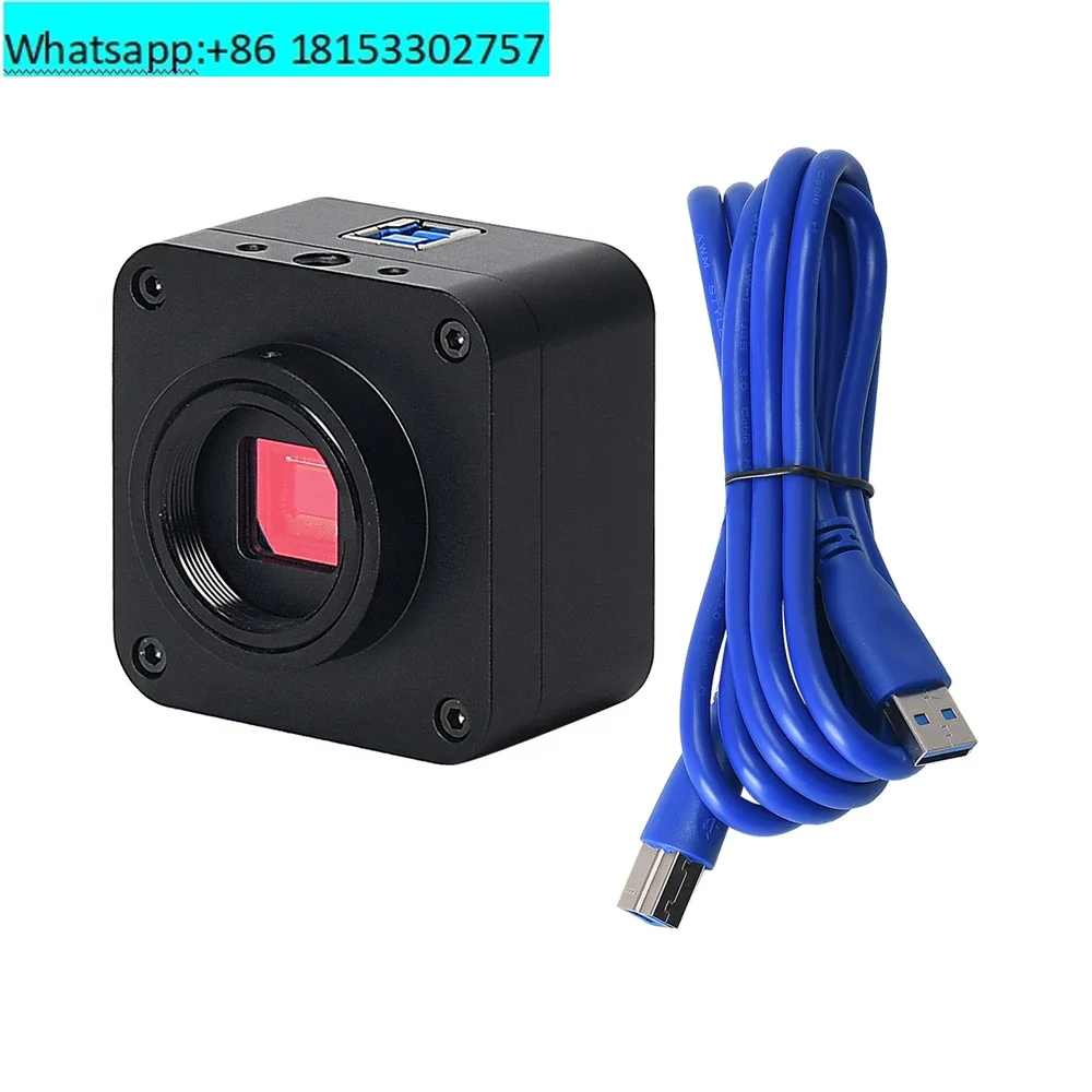 8MP 4K  Sensor IMX Microscope Camera UVC USB Measurement Electronic Digital Eyepiece for Repair PCB Soldering Astronomy