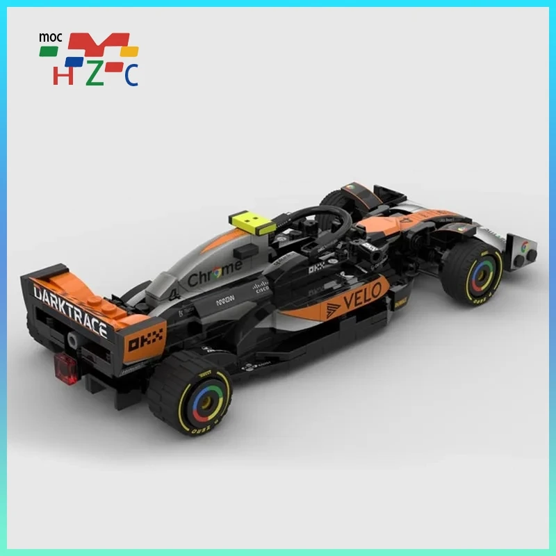 

New Testarossa MOC-153714 F1 MCL60 Team Stake Formula 1 Race Car Model Buiding Kit Creators Block Bricks Kid Toys Birthday Gifts