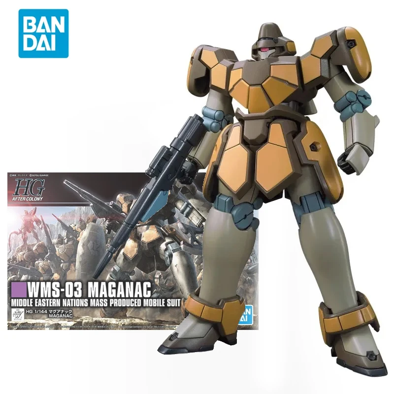 

Bandai Original Anime GUNDAM Model HG Series 1/144 WMS-03 MAGANAC Action Figure Toys Collectible Model Ornaments Gifts for Kids