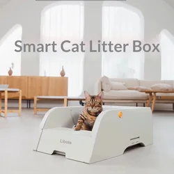 Arenero automático autolimpiante para gatos con sensor y cámara