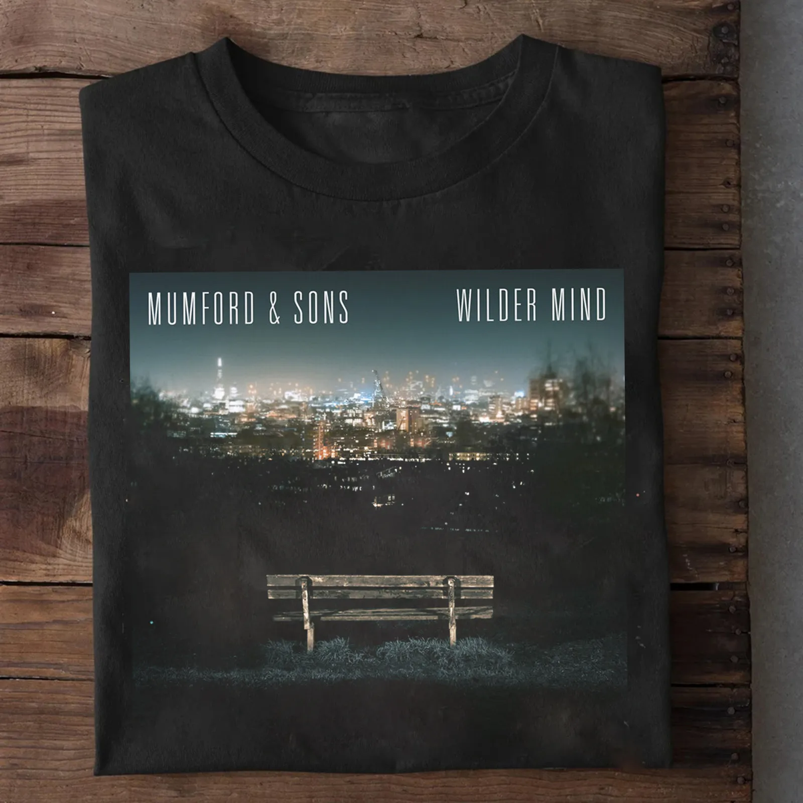 Wilder Mind - Album by Mumford & Sons Band Black Cotton T Shirt Size S-5XL