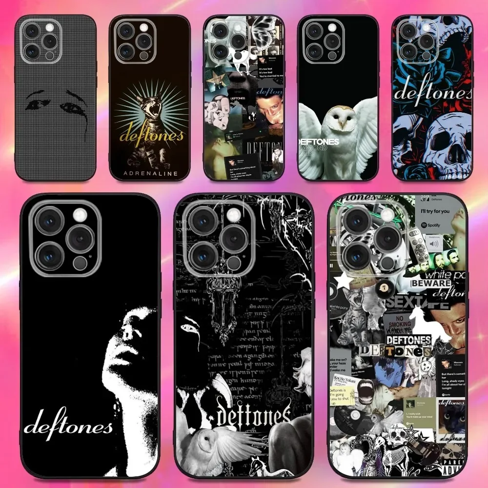 

Singer Band Deftones Phone Case For iPhone 17 16 15 11 12 14 13 Pro Max Mini XS XR 7 Plus 16E Air Shockproof Silicone Soft Cover