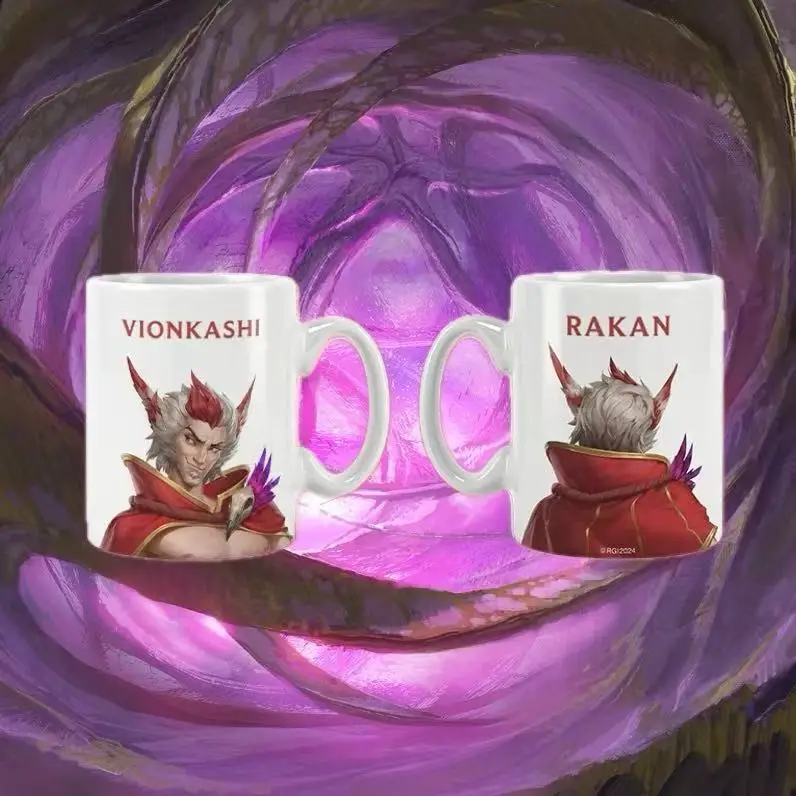 Zestaw Kubków Xayah Rakan Oryginalne Opakowanie Fabrycznie Nowe