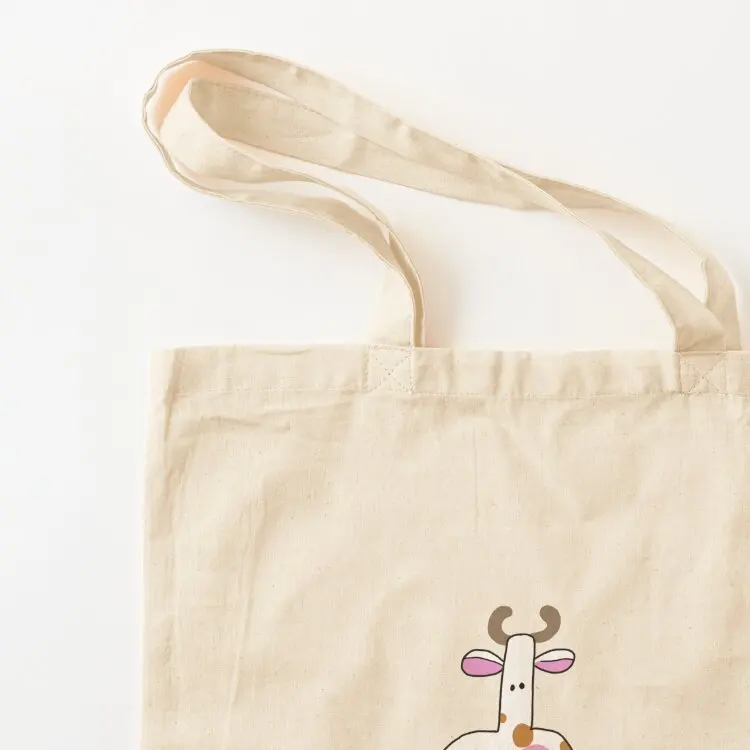 Chocolate MuMu Cow Tote Bag tote bag screen Women bags reusable shopping bag shopping trolley