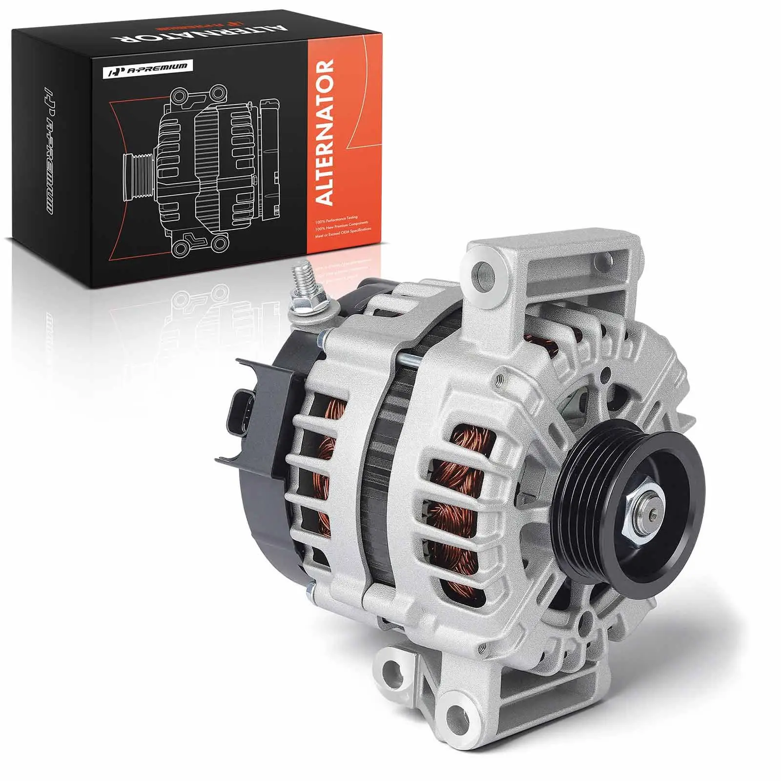 A-Premium Alternator with 5-Groove Pulley for Chevrolet Cobalt 2008 2009 2010