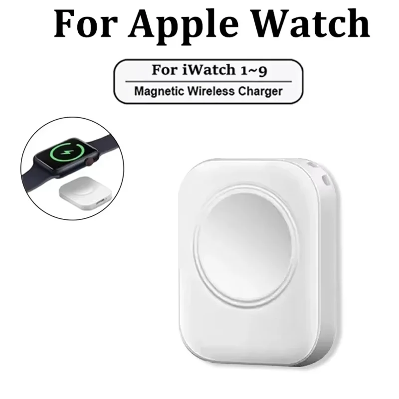 

Fast Magnetic Wireless Charger For Apple Watch Series 10 9 8 7 6 5 4 3 2 1 Ultra Chargers Portable USB Charging Station Adapter