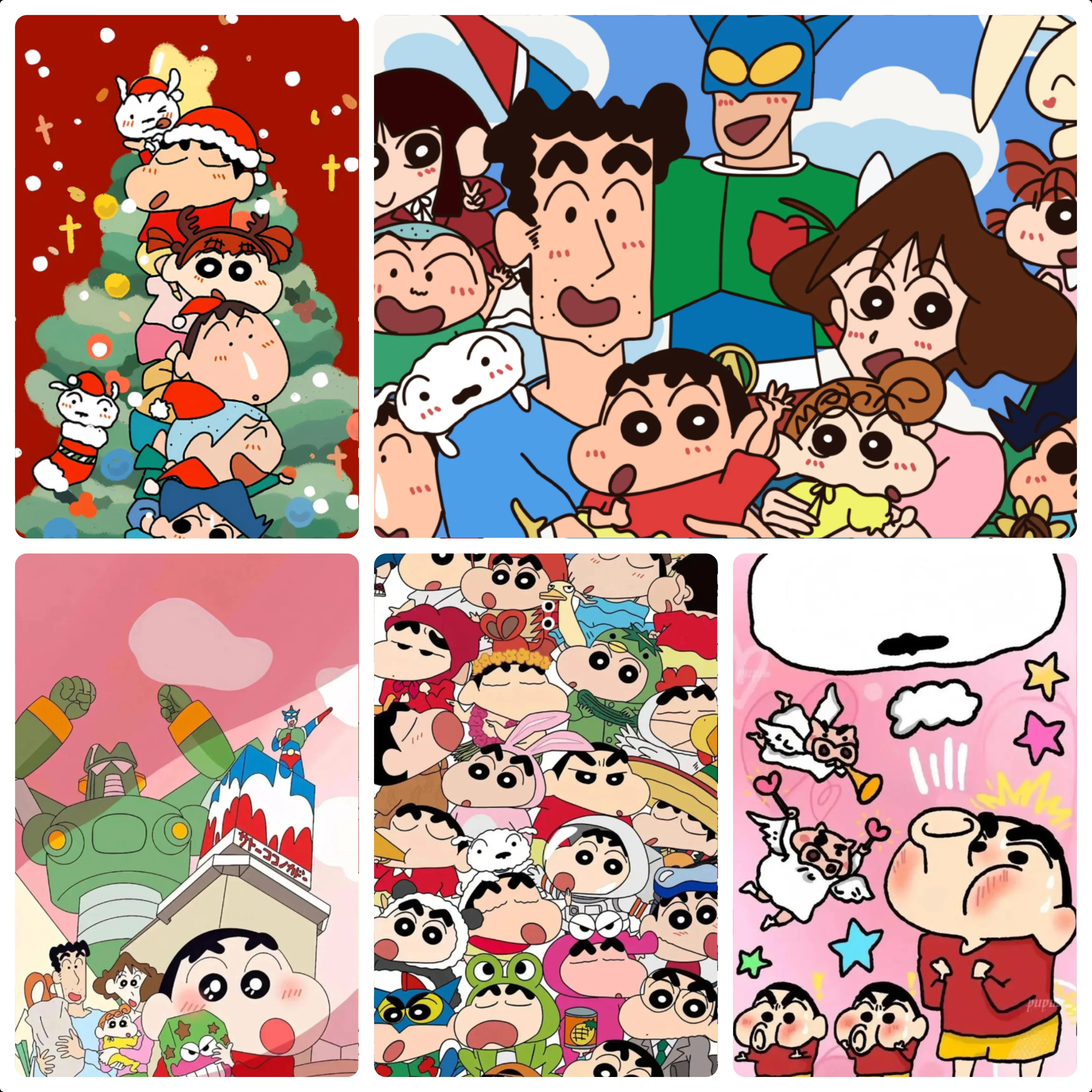 DIY Crayon Shin-chan Anime Character Jigsaw Puzzles 500/1000/1200/2000PCS Handmade Art Exquisite Home Decor Gift No Frame