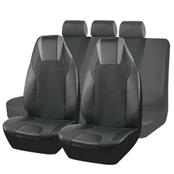 AUTOKING High Back Car Seat Covers Leather Seat Covers Universal Size Fit For Most Car SUV Truck Vans Accessories Interior