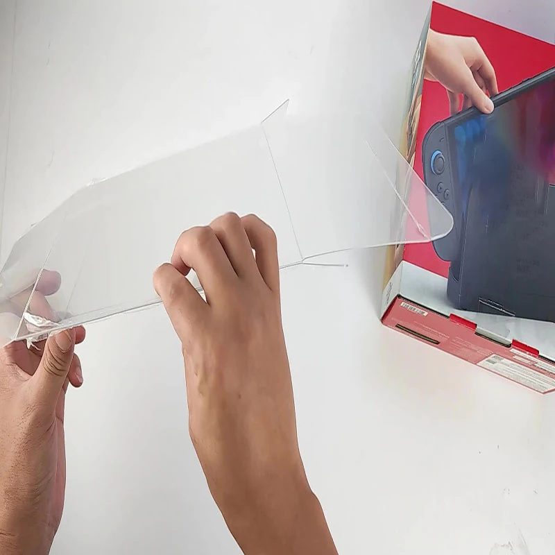 1PC Used For Nintendo Switch 2 Game Console Transparent Protective Box Ns Console Color Box Dustproof Storage Display Box