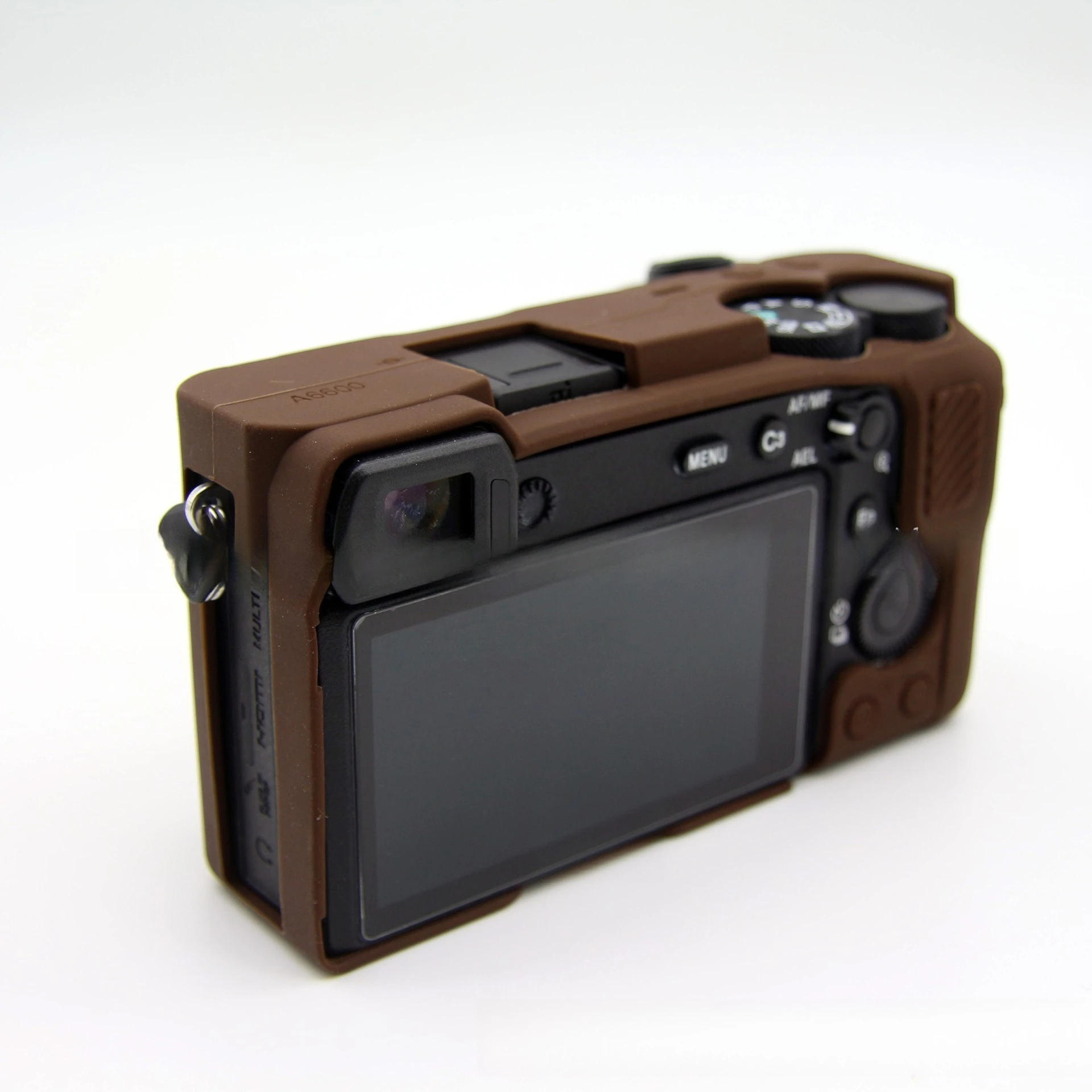 

Soft Silicone Protective Case For Sony A6600 camera special silicone cover,camera bag, Camera Body Case + free tempered film