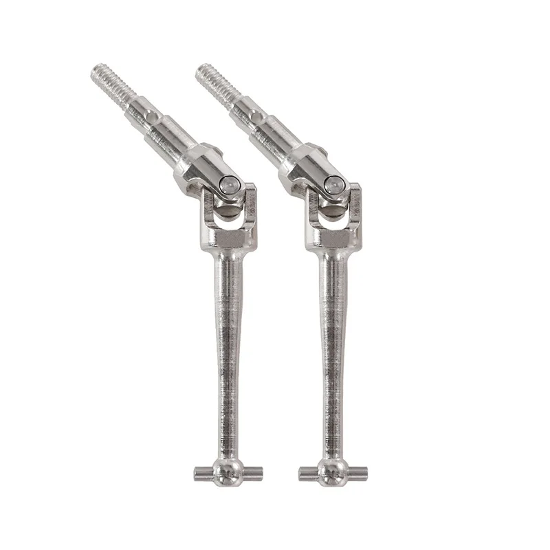 

2 шт. стальной металлический приводной вал CVD карданный вал для Hyper Go MJX H16BM H16 16207 14209 14210 H14BM 1/16 RC автомобильные детали аксессуары