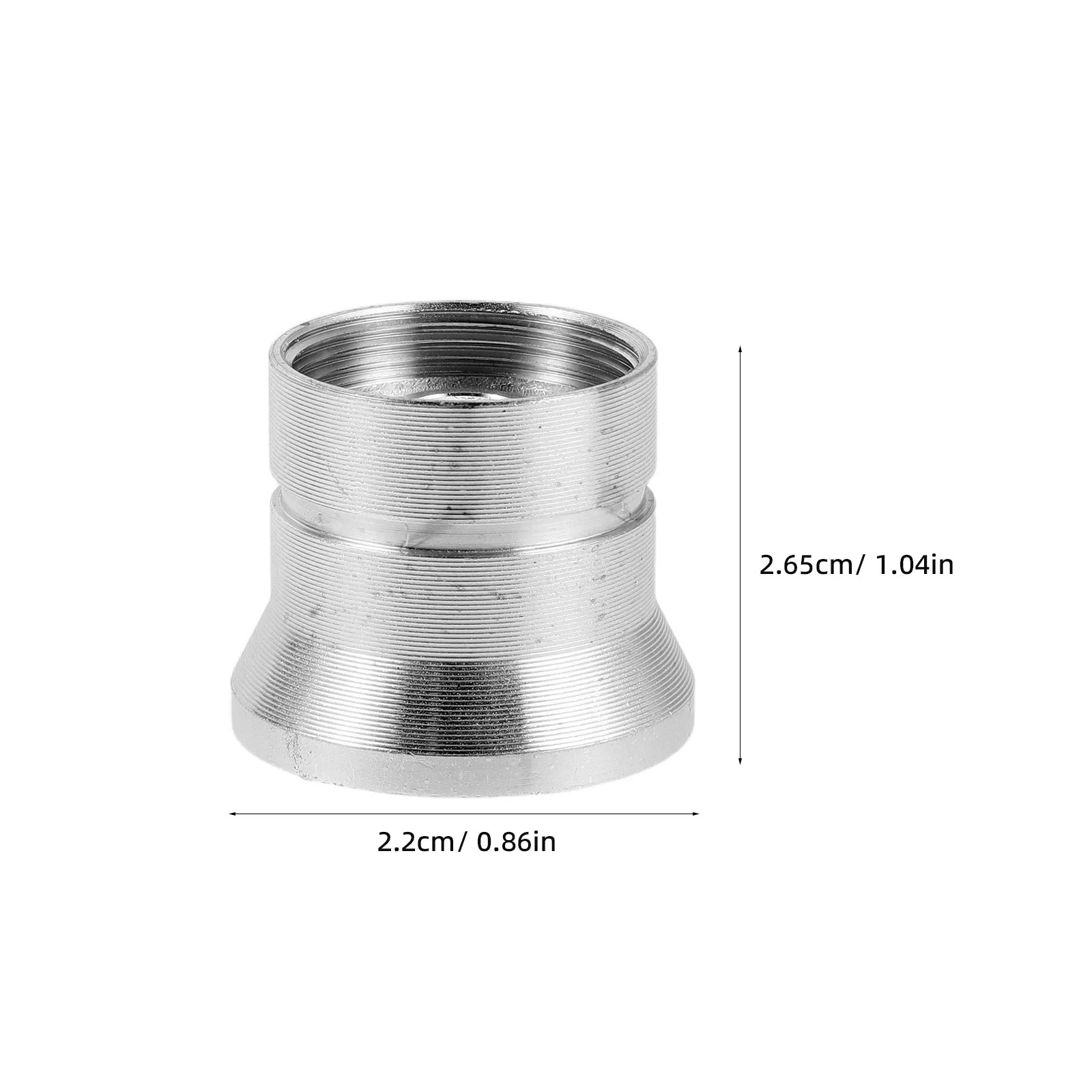 2Pcs LED Light Reflector Cup Metal Flashlight Reflector Replacement Enhanced Brightness for Camping Emergency Spotlight