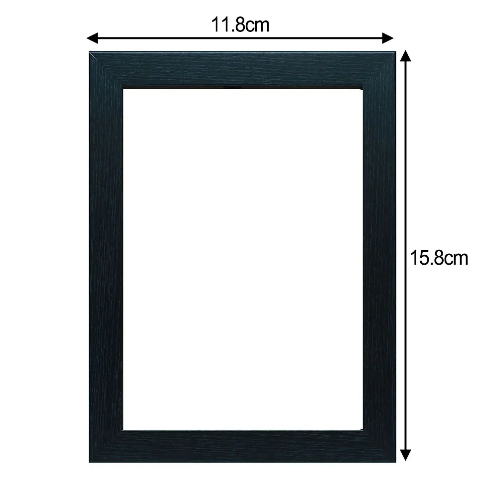 Solid Wood Photo Frame Poster Wood 11.8*15.8cm Acrylic Black White Frames Photo Frame Picture Frame High Quality