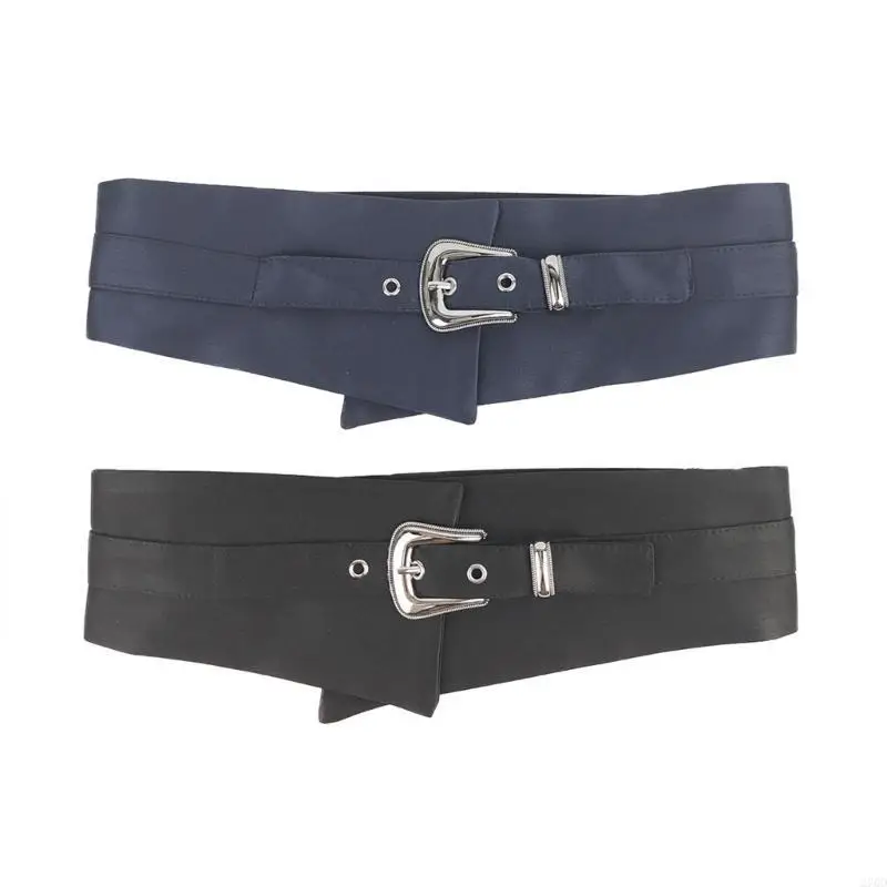 

Модный пояс-корсет для пальто, платья, широкий пояс, декоративный пояс с регулируемой пряжкой, пояс-оса для женщин и девочек