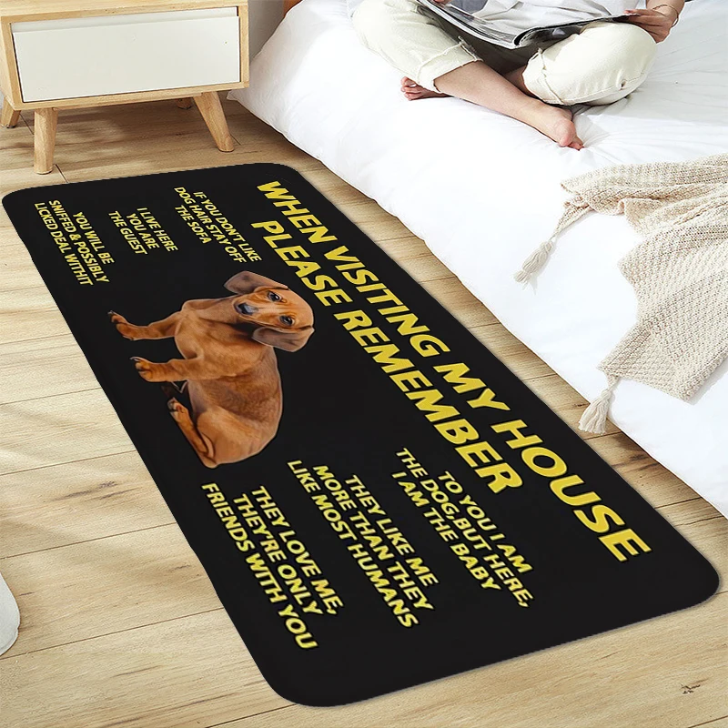 Door Mat for Bathroom Cute Pet Funny Doormat Entrance Door Non Slip Carpet for Bedroom Home Decorations Custom Living Room Rug