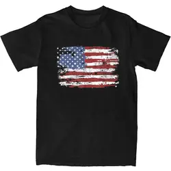 American Flag USA United States Of America US 4th Of July T Shirt Summer T Shirts Cotton Tee Shirt For Men Short Sleeve Tees
