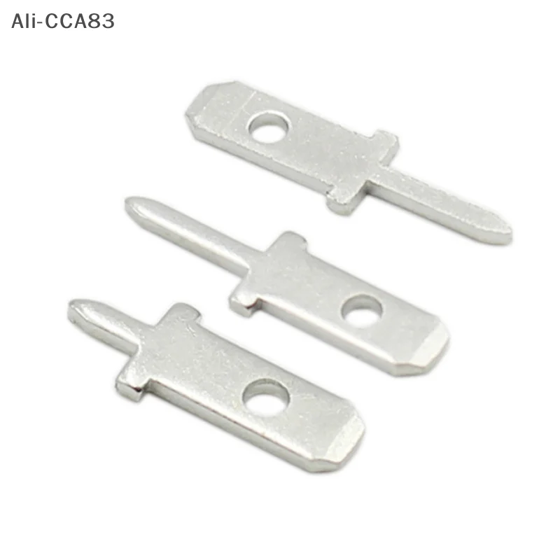 

50pcs 2.8 Inserts Plug Spring Terminal PCB Solder Lug Thickness 0.8mm One Legs ,PCB Welding Sheet