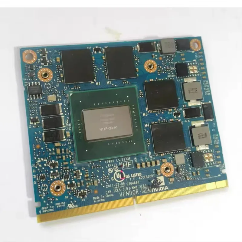 Original M2200 M2200M 4GB GDDR5 MXM 3.0 For Dell M7510 M7520 HP ZBook15 G3 G4 Laptop Video Graphic Card VGA Board N17P-Q3-A1