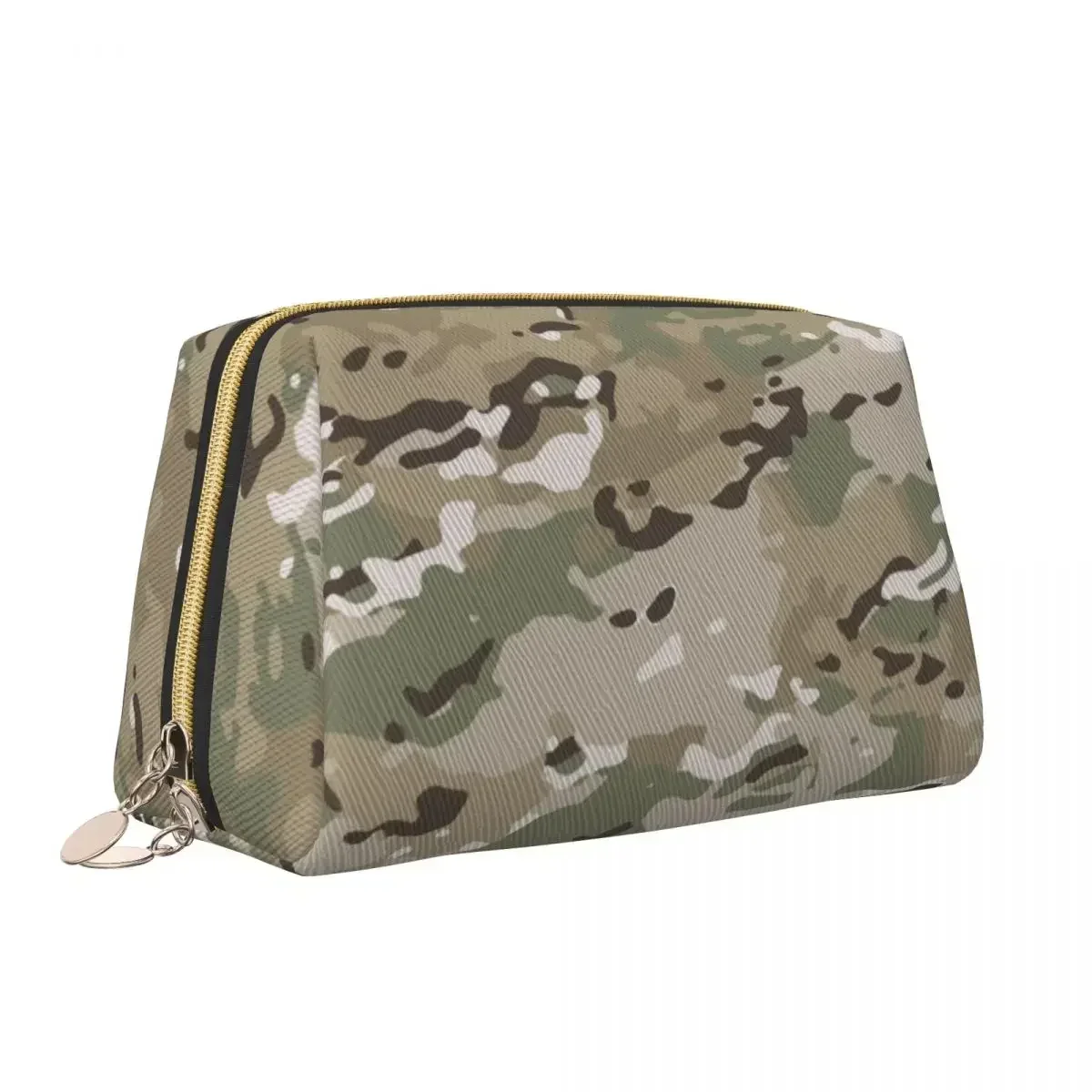 Custom MultiCam Camouflage Travel Cosmetic Bag for Women Camo Toiletry Makeup Organizer Lady Beauty Storage Dopp Kit