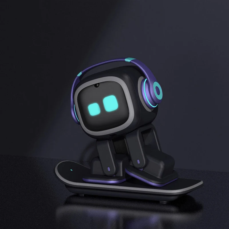 Emo Robot Emopet الروبوتات الذكية Ai الأطفال الإلكترونية الحيوانات الأليفة التفاعل الصوتي مرافقة Ai التعرف على الوجه لروبوت سطح المكتب