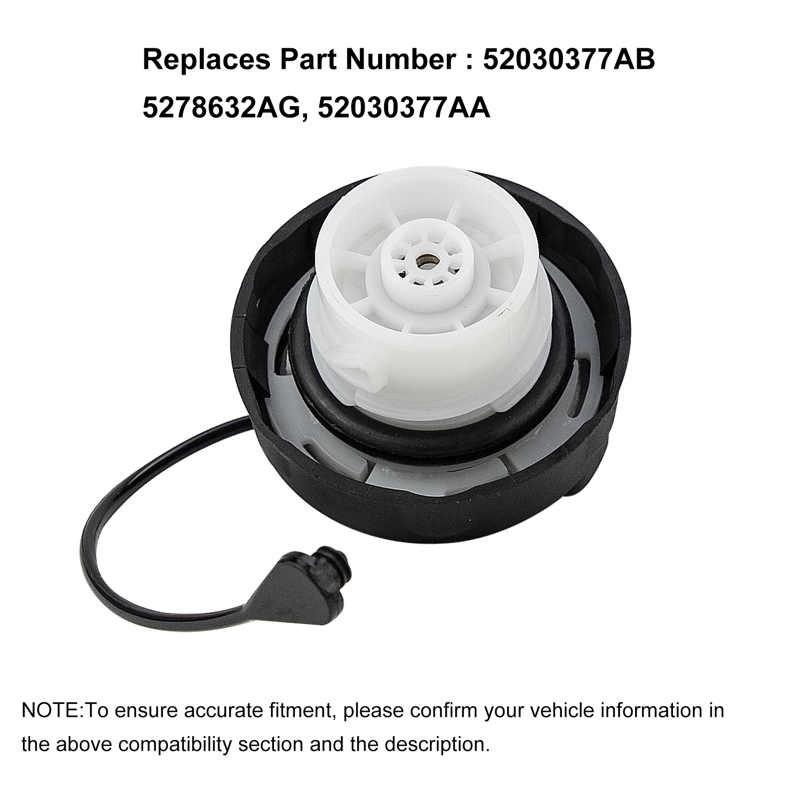 Bouchon de remplissage de gaz précieux de carburant avec TWindsor, bouchon de carburant, 5278632AG, 52030ino 7AB, RAM 1500, Dodge 150. 2009-2018