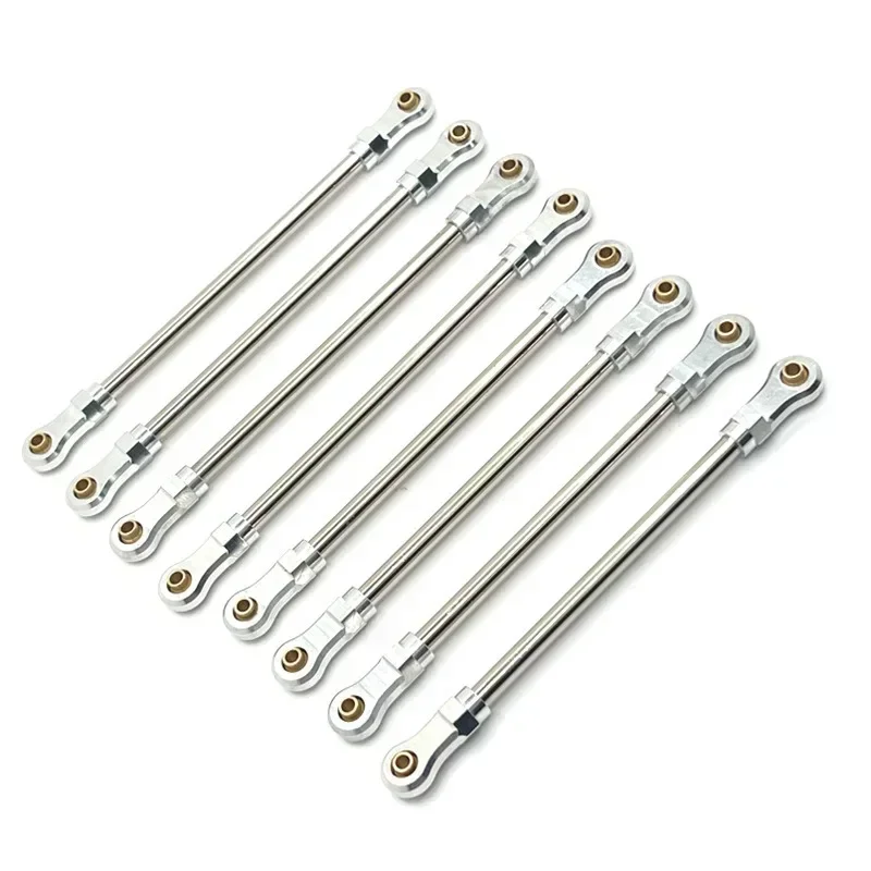 

YIKONG YK4106 8pcs Metal Pull Rod Link Rod Linkage 1/10 RC Crawler Car Upgrade Parts Accessories