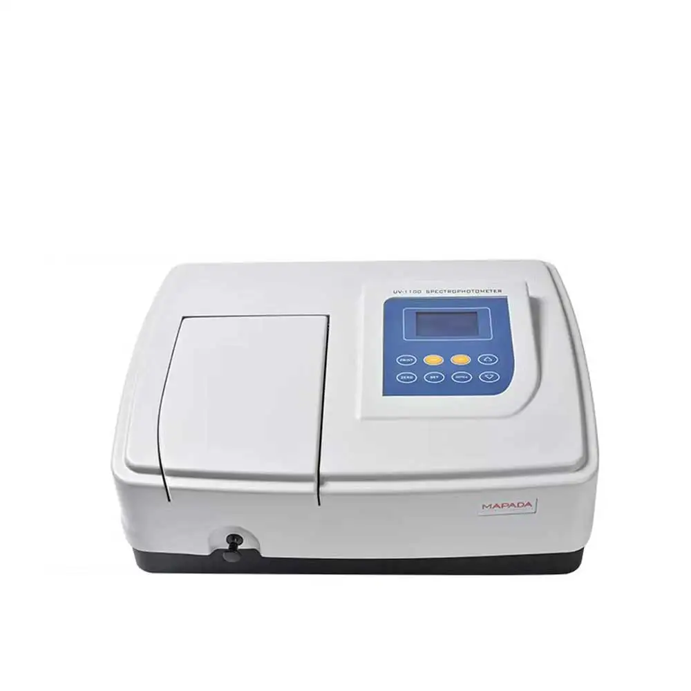 320-1100nm UV Visible Spectrophotometer  220V 110v Spectrum Analyzer with Software V-1600PC