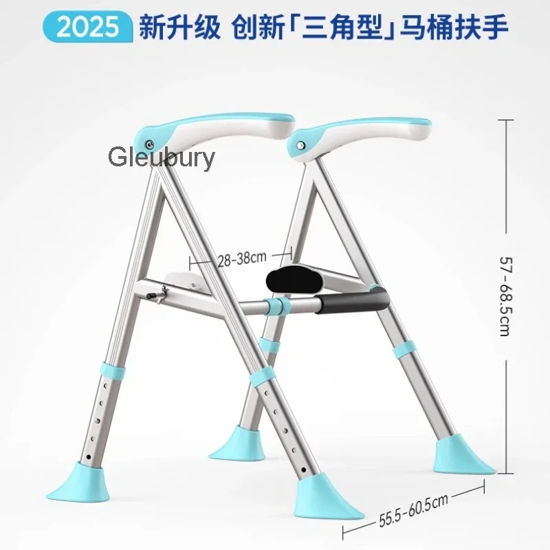 Handrail Modern bathroom Nordic furniture safety for the elderly Handrail toilet Sitting safety Handrail help frame No punching